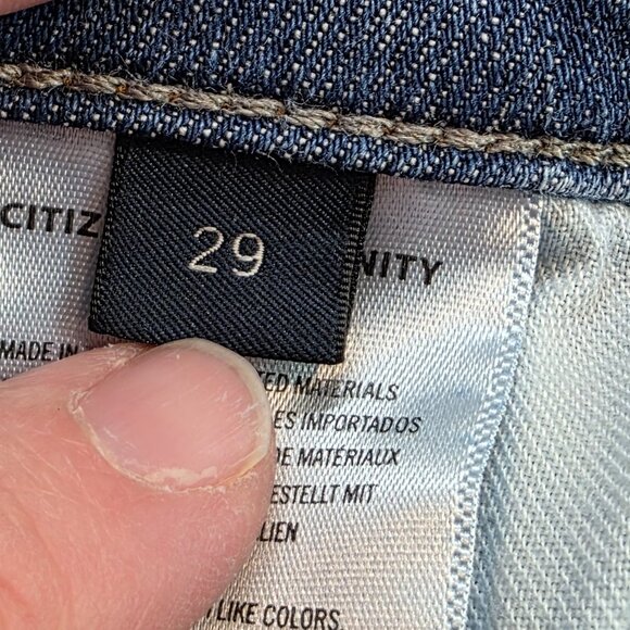Citizens of Humanity Premium Vintage Denim Jeans Isola Cropped Kick Flare sz 29 - Picture 11 of 14